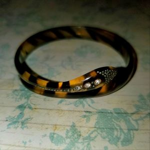 Antique Flapper Girl Era Celluloid Snake Bracelet Ladies Small Wrist
